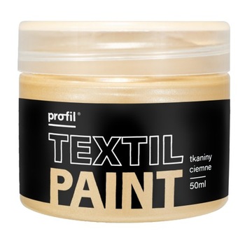 Перламутровая краска для ткани, 50мл - синяя.