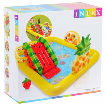 Прямоугольный надувной бассейн Intex 244 х 191 см.