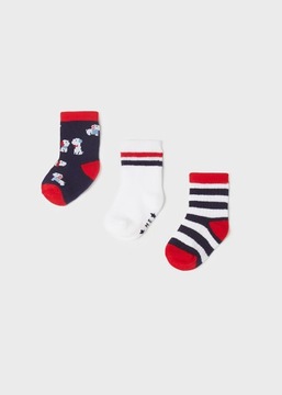 MAYORAL 9475 SKARPETKI 3PACK CHŁOPIĘCE 0-3MCE