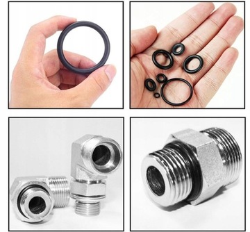 ORINGII GUMKI USZCZELKI GUMOWE OLEJOODPORNE ZESTAW ORINGÓW PALIWA 225szt