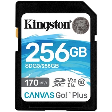 Карта памяти KINGSTON Canvas microSDXC 256 ГБ