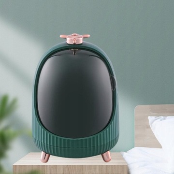 Пылезащитный контейнер для косметики со светодиодной подсветкой.