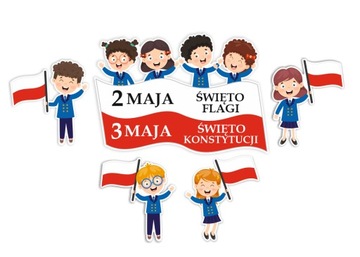 Dekoracja Patriotyczna 2 i 3 Maja (dwustronna)