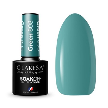 CLARESA GREEN 808 LAKIER HYBRYDOWY 5G