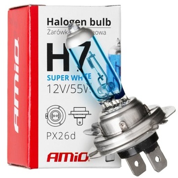 ŻARÓWKA HALOGENOWA H7 12V 55W filtr UV SUPER WHITE