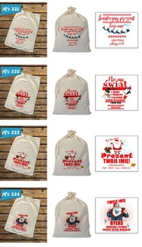 ПОДАРОЧНЫЙ СУМОК ДЕД МОРОЗ ВАШЕ ИМЯ 26х35