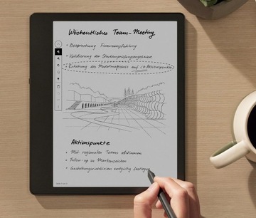 KINDLE SCRIBE READER 16 ГБ 10,2 ДЮЙМОВ ЭЛЕКТРОННАЯ КНИГА НОУТБУК + СТИЛУС + ДОПОЛНЕНИЯ + ЧЕХОЛ