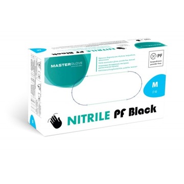 Master Glove rękawiczki nitrylowe BLACK rozmiar M
