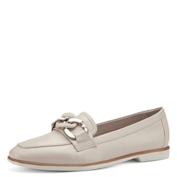 Mokasyny Tamaris 1-24206-20 413 Ivory Leather R.40