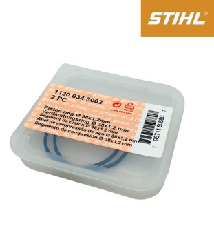 PIERŚCIENIE TŁOKOWE STIHL 38X1,2mm MS180 ORYGINAŁ