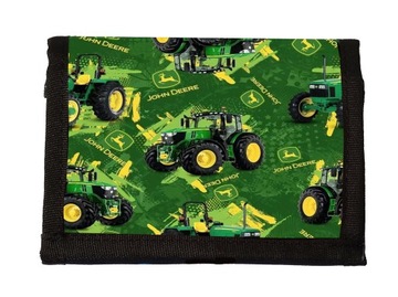 Portfel na RZEP traktory john deere materiałowy