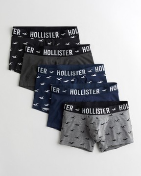 HOLLISTER by Abercrombie Bokserki Majtki 5 szt M