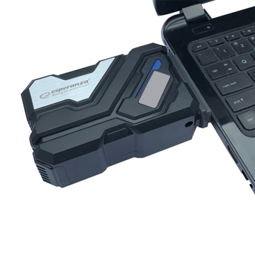 WENTYLATOR CHŁODZĄCY GAMING DO NOTEBOOKA LED USB