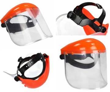 MASKA PRZYŁBICA OCHRONNA TWARZY OSŁONA PCV DO KOSY