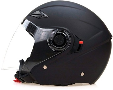 OTWARTY KASK MOTOCYKLOWY NAXA S21 M/B + BLENDA