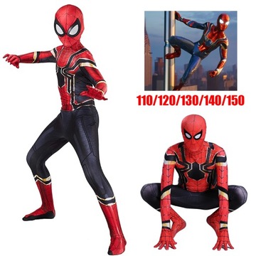 NOWOŚĆ KOSTIUM STRÓJ SPIDERMAN IRON 130