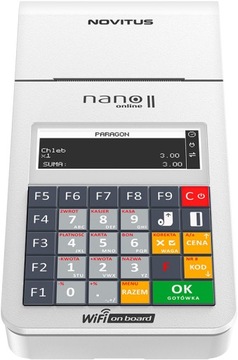 Онлайн-касса NOVITUS NANO II с WiFi + фискализация и обучение