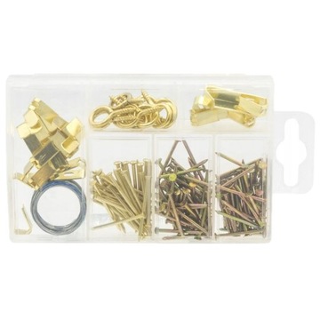 КРЮЧКИ КРЮЧКИ ГВОЗДИ ВИНТЫ ДЛЯ ПОДВЕСКИ КРЕПЛЕНИЕ ПРОВОДКИ РАМКА ДЛЯ КАРТИН 172x