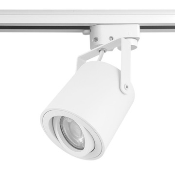 Reflektor szynowy 1 fazowy GU10 80x84mm biały
