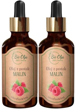 2 x BIOOLJA OLEJ Z PESTEK MALIN ZIMNOTŁOCZONY 50ML Odżywienie skóry