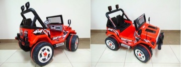 АВТОМОБИЛЬ ДЖИП С АККУМУЛЯТОРОМ RAPTOR 2x ДВИГАТЕЛЬ 45ВТ С ДИСТАНЦИОННЫМ УПРАВЛЕНИЕМ 2.4G