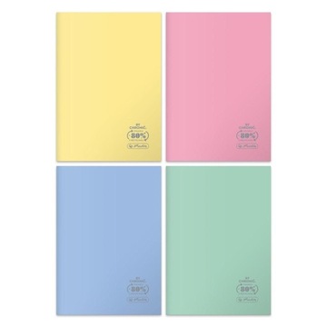 ZESZYT A5/60K LINIA ECO PP PASTEL COLORS (5SZT)