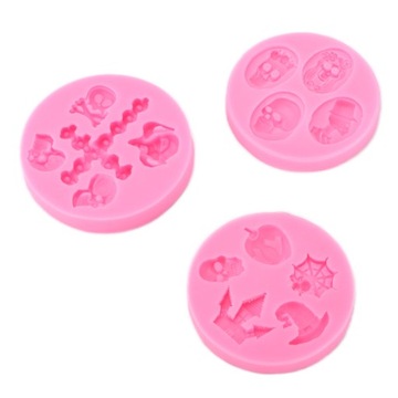 3шт формы для конфет на Хэллоуин, формы для шоколада, призрак