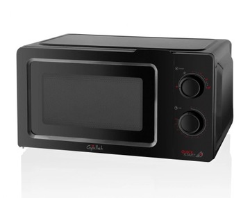 KUCHENKA MIKROFALOWA MIKROFALA MIKROFALÓWKA WOLNOSTOJĄCA MOCNA CZARNA 20L