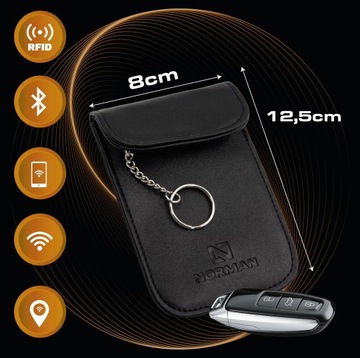 2x футляр для ключей, замок без ключа, противоугонный замок WAVE LOCK