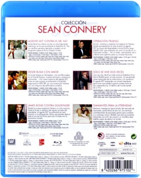 007 ДЖЕЙМС БОНД ШОН КОННЕРИ: ДОКТОР НОУ | ПРИВЕТ ИЗ РОССИИ | ГОЛДФИНГЕР | О