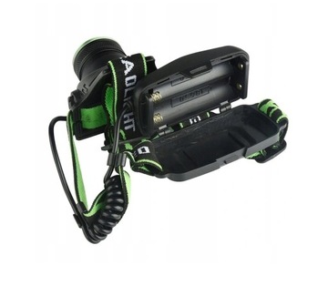 LATARKA CZOŁOWA + RING COB ZOOM CZOŁÓWKA REFLEKTOR