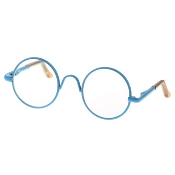 Nowy 1/6 Hippy Clear Lens Okrągłe okulary z