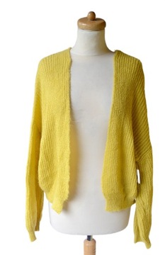 Sweter Narzutka S 36 Żółty Asos Akryl Sweterek
