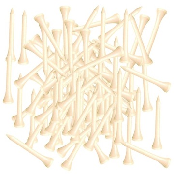 100 шт. деревянные футболки для гольфа оптом для тренировочного поля для гольфа на заднем дворе 54 мм