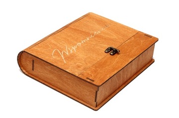 Pudełko na zdjęcia 10x15 drewniane PERSONALIZOWANE