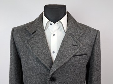 СЕРАЯ ПАЛЬТО ПЕПЕЛЯНАЯ КУРТКА SLIMFIT R 58/176