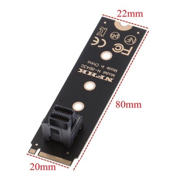SSF-8643 к SFF-8639 Провод к U.2 SFF-8639 Одножильный