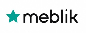 Белый письменный стол с кристаллами, 120 см, правый Meblik