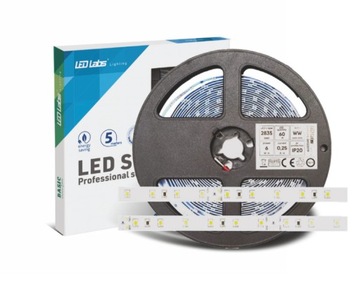 TAŚMA LED 300 2835 Ciepła 6W IP65 HS 3Y BASICLine