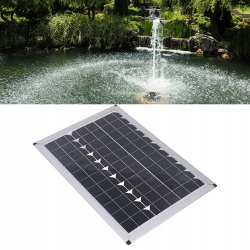 СОЛНЕЧНЫЙ НАСОСНЫЙ ФОНТАН ДЛЯ ПРУДА 20ВТ