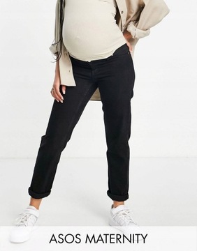 DESIGN MATERNITY KLASYCZNE SPODNIE JEANSOWE XS