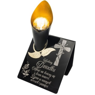 Солнечная солнечная светодиодная светодиода для могилы для могилы для дедушки