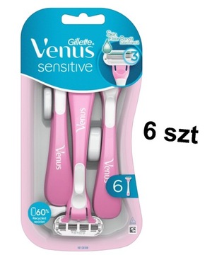 Gillette Venus Sensitive maszynki do golenia damskie 6 szt