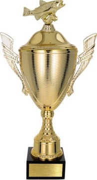 Puchar z figurką WĘDKARSTWO 3. 39 cm +GRAWER