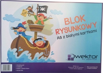 Blok Rysunkowy A3 Biały