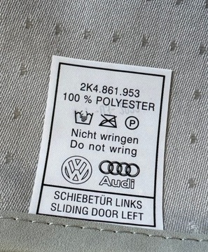 VW Caddy SB IV 2020-2024 Новый оригинальный комплект оконных штор