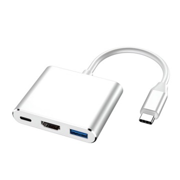 АДАПТЕР 3В1 USB-C 4K HDMI-концентратор USB 3.0