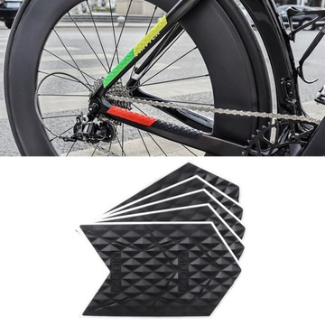 Наклейка на раму велосипеда Защита рамы велосипеда L Черный