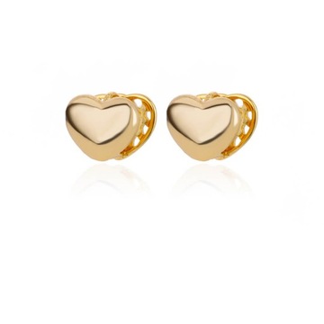 Stainless Steel Heart Earrings For Women Vintage