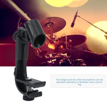 2 шт. зажим для микрофона с музыкальным барабаном,